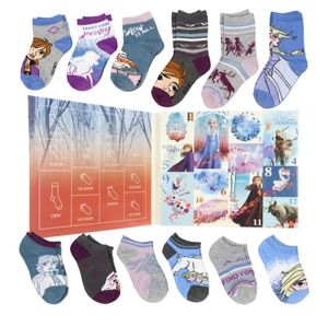 Disney Frozen II 12 Days of Socks Holiday Advent Calendar